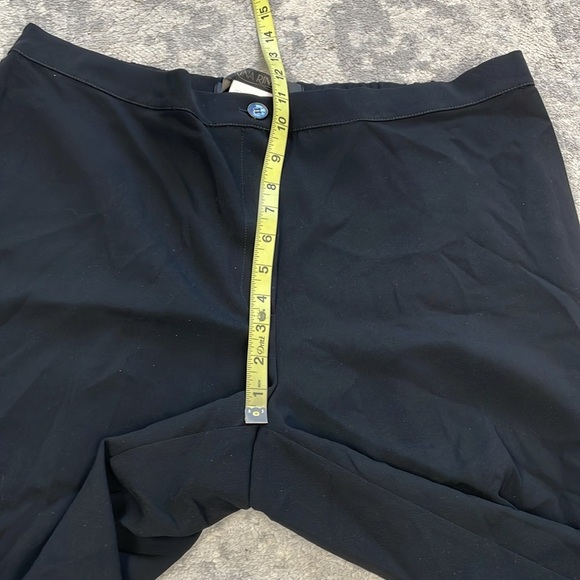 Marina Rinaldi Cady Trousers Black Career Office Pants Stretch Waist Plus Sz 16 - Picture 11 of 12
